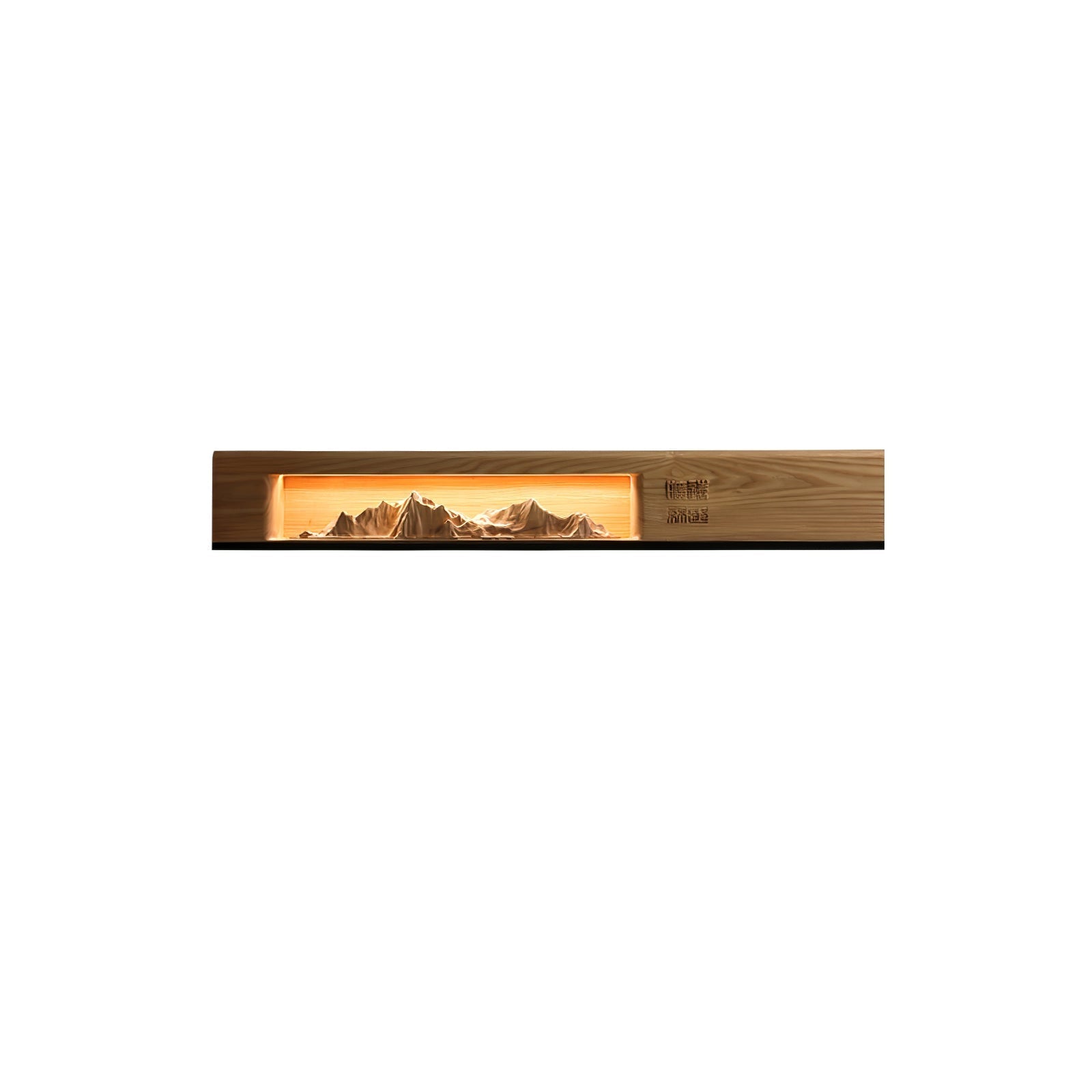 Mountain Modern Acrylic & Wood Wall Light