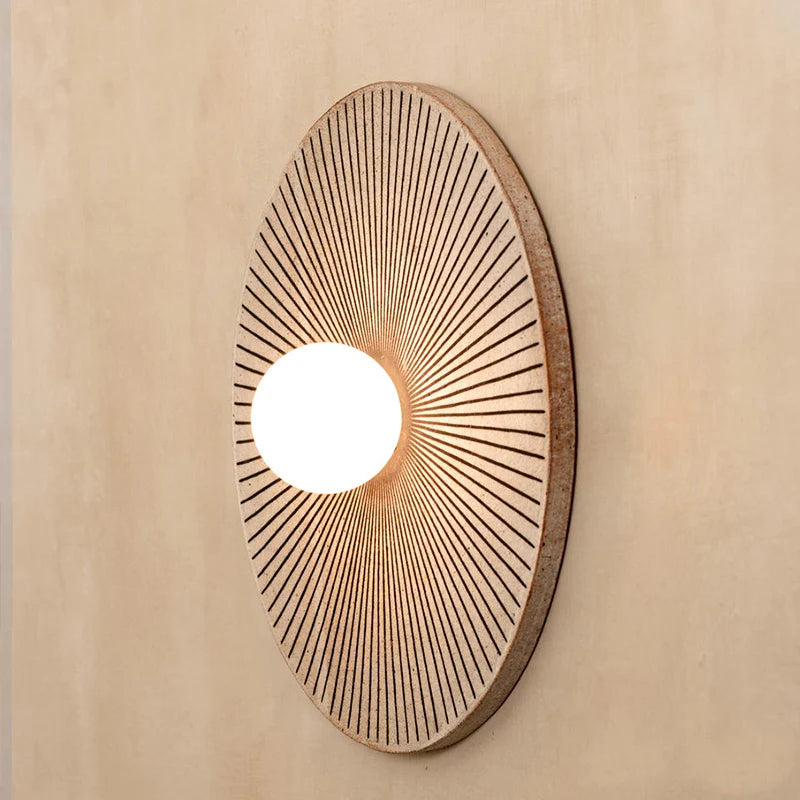 Skyler Geometric Resin Glass Wall Lamp - Letslighting