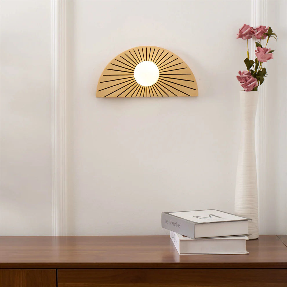 Skyler Geometric Resin Glass Wall Lamp - Letslighting