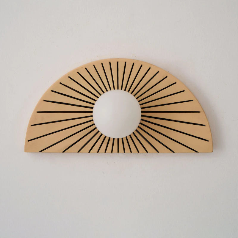 Skyler Geometric Resin Glass Wall Lamp - Letslighting