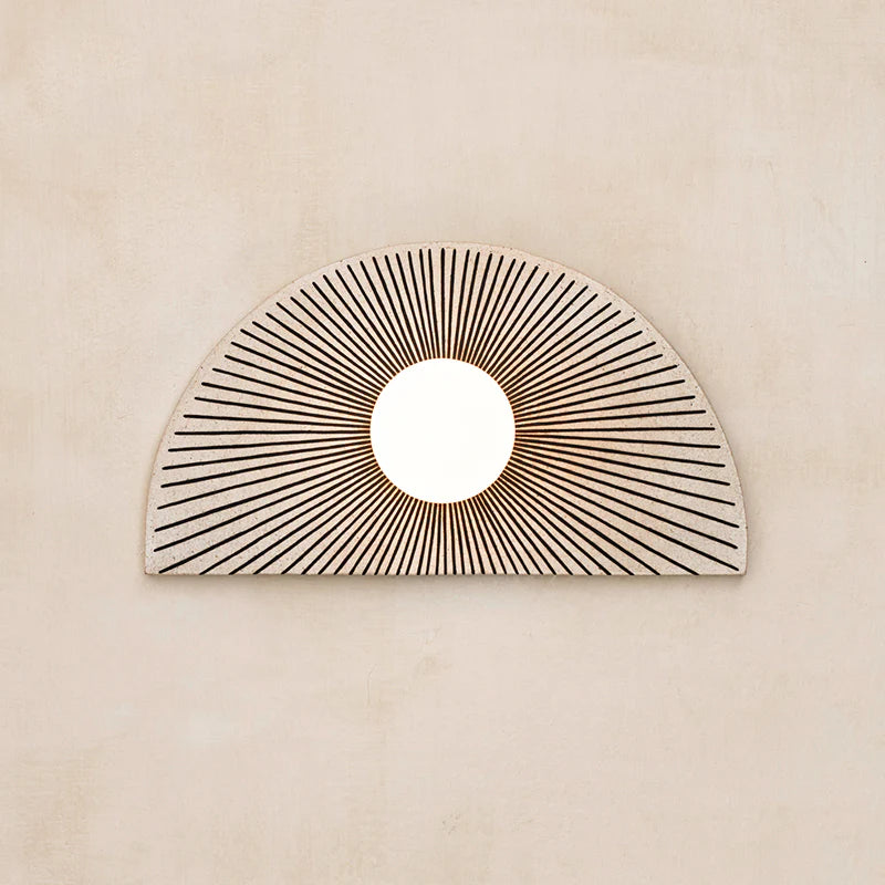 Skyler Geometric Resin Glass Wall Lamp - Letslighting