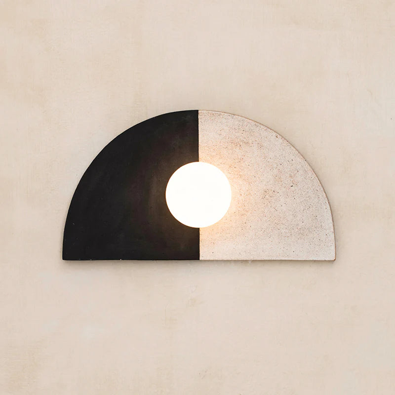 Skyler Geometric Resin Glass Wall Lamp - Letslighting