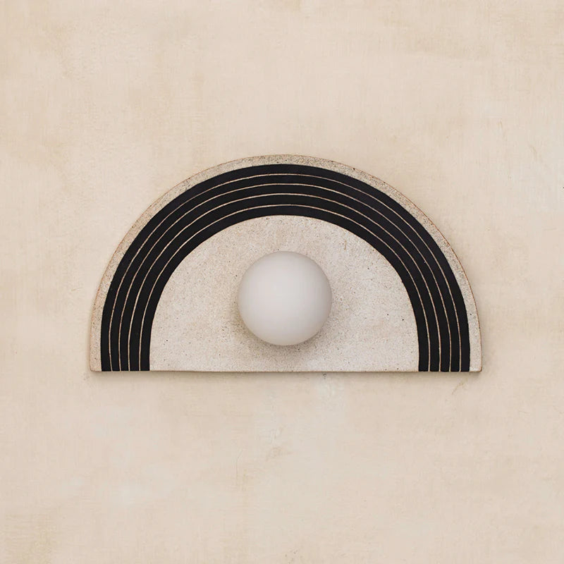 Skyler Geometric Resin Glass Wall Lamp - Letslighting