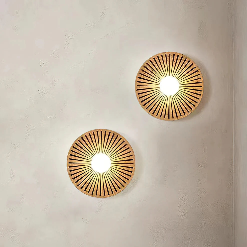 Skyler Geometric Resin Glass Wall Lamp - Letslighting