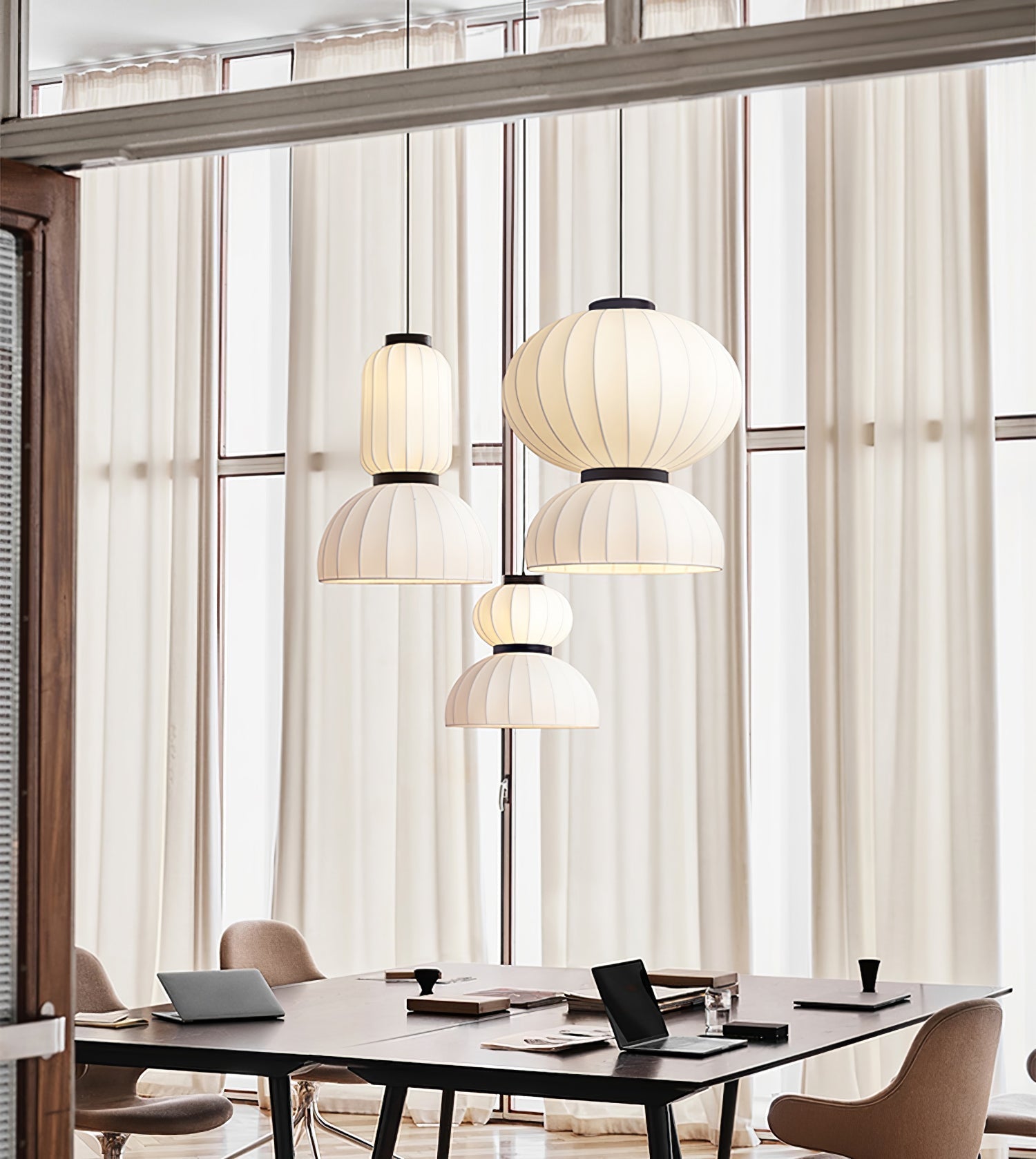 Eurzorion Silk Lantern Pendant Light - Letslighting