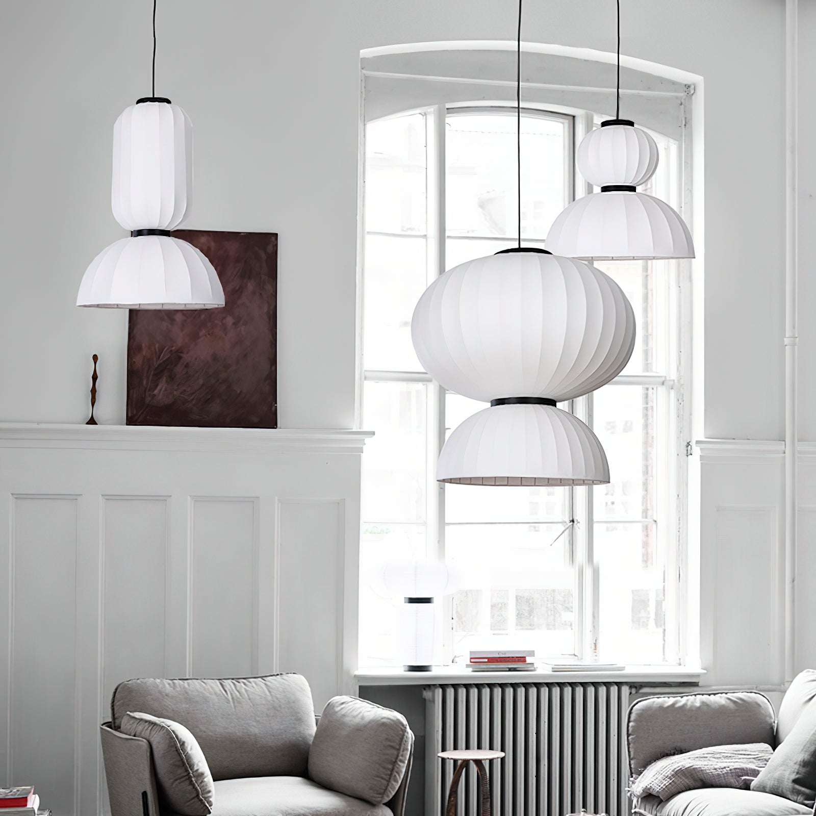 Eurzorion Silk Lantern Pendant Light - Letslighting