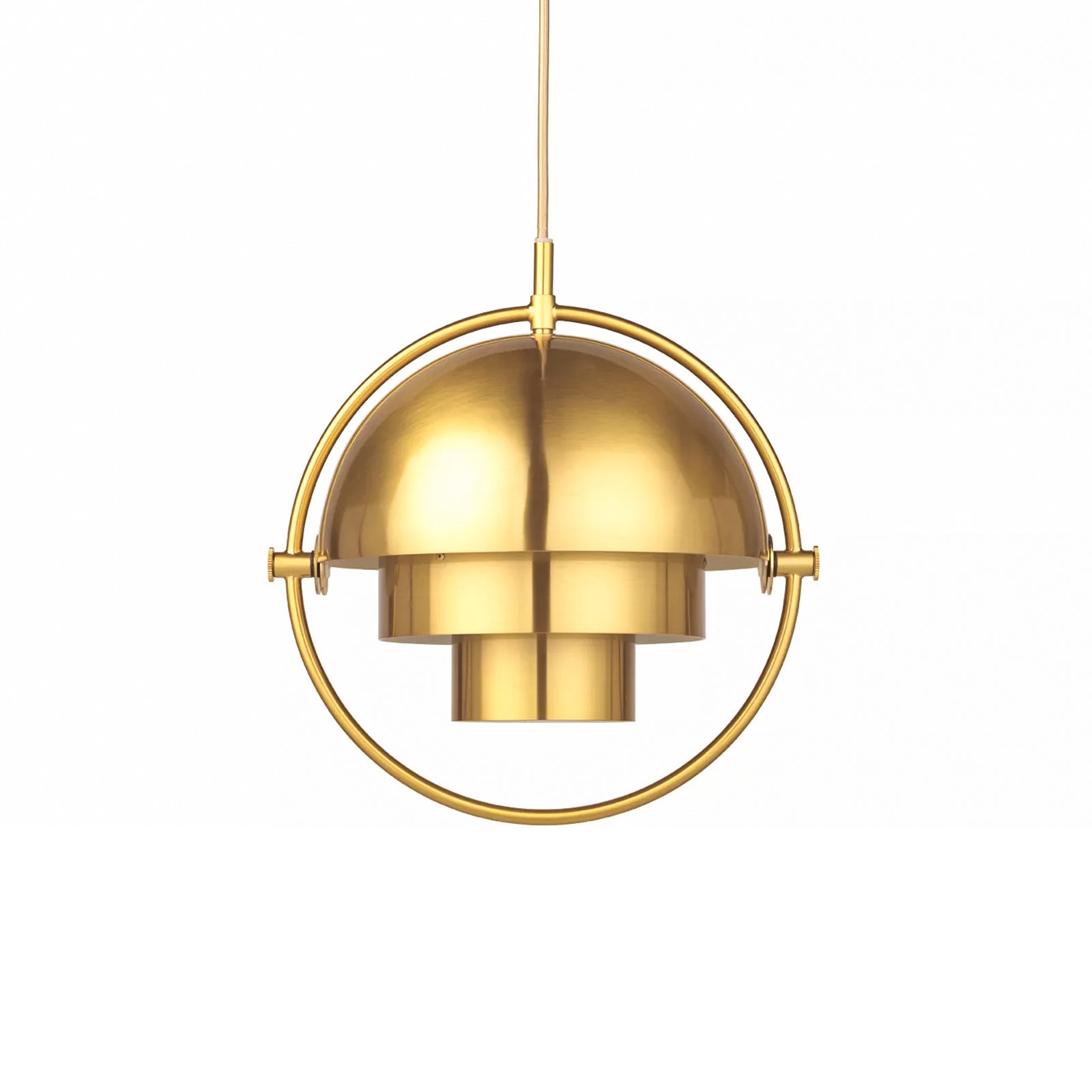 Lustra Pendant Lamp Deformed Ball Golden - Letslighting