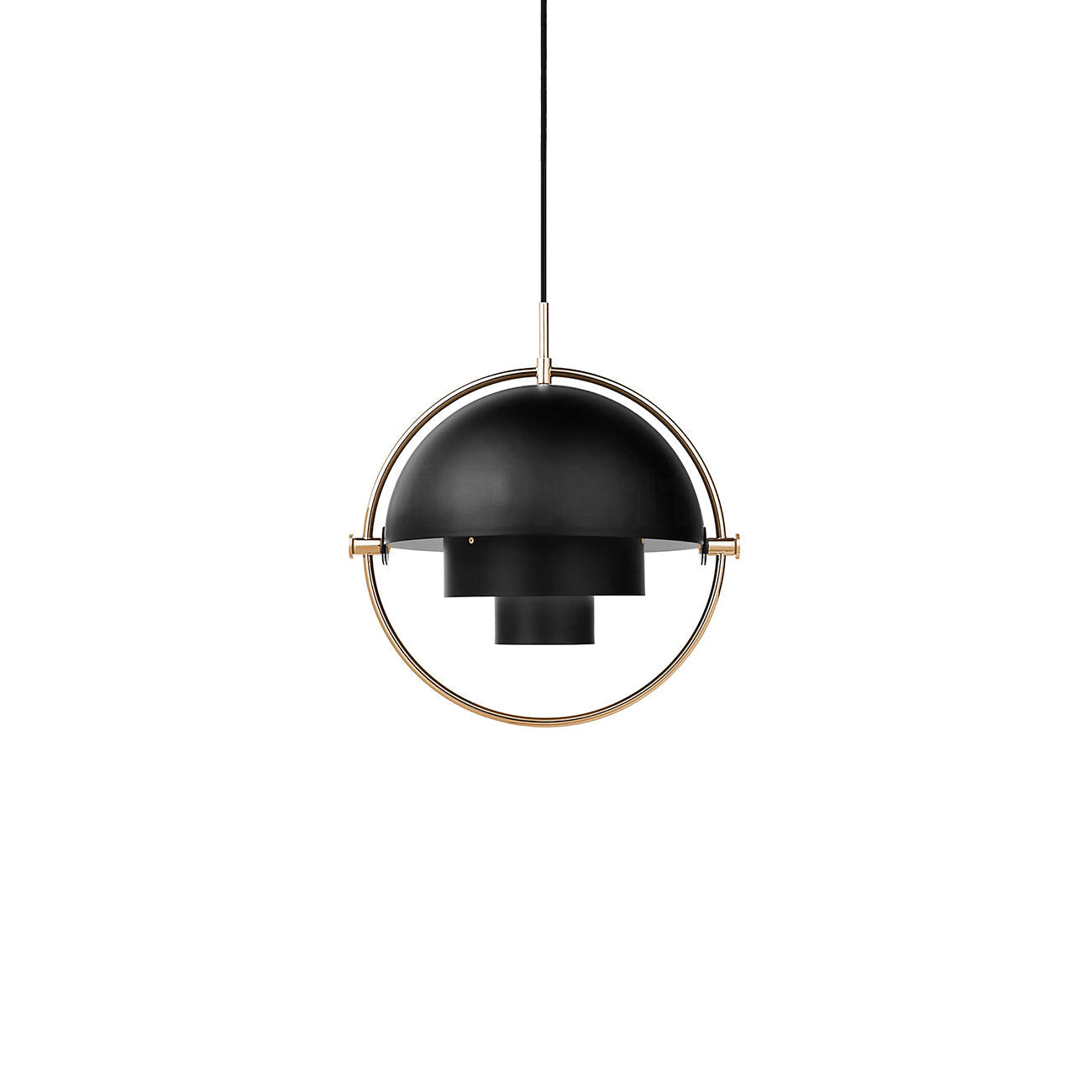 Lustra Pendant Lamp Deformed Ball Golden - Letslighting
