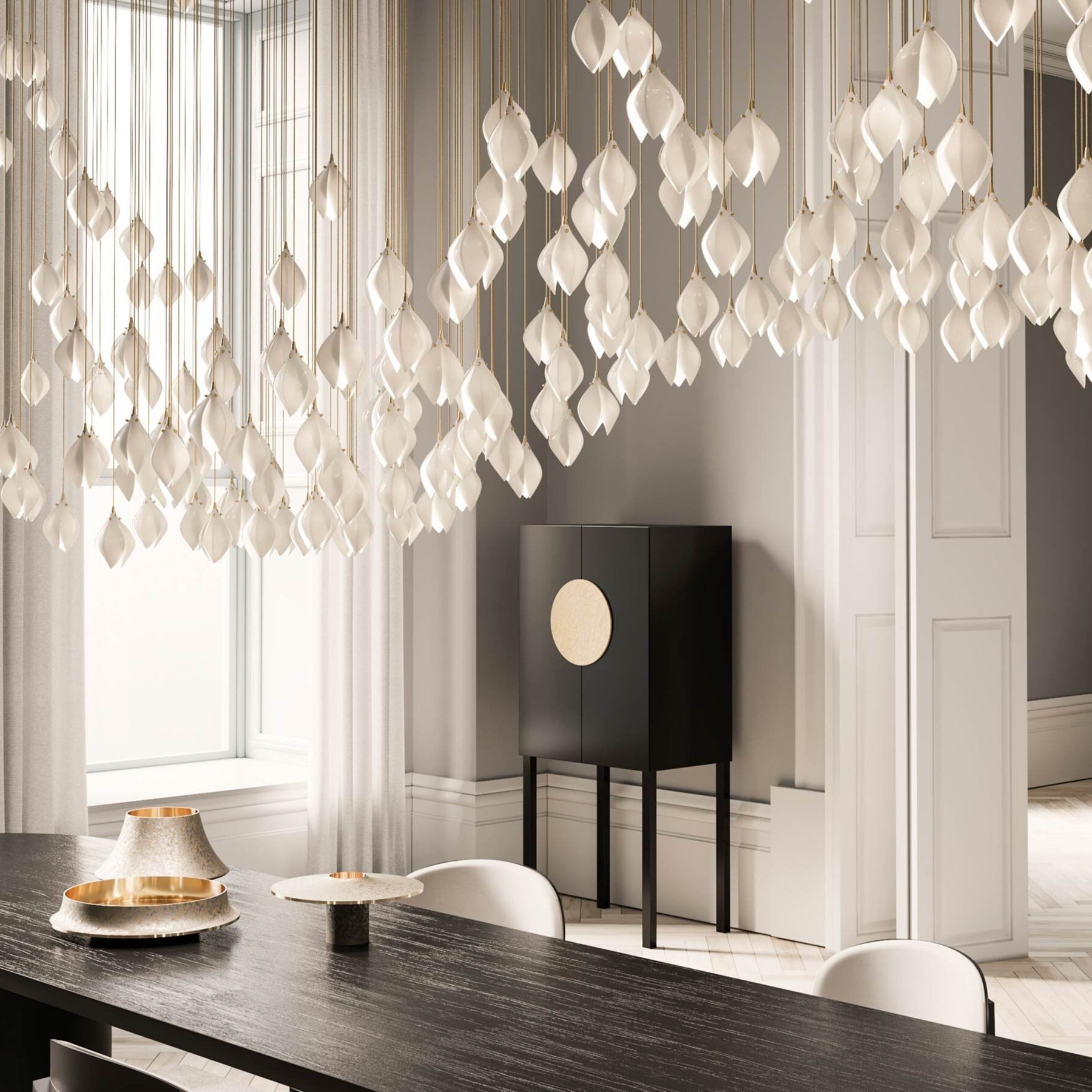 Arisha Luxury Ceramic Pendant Light Living Room Bedroom - Letslighting