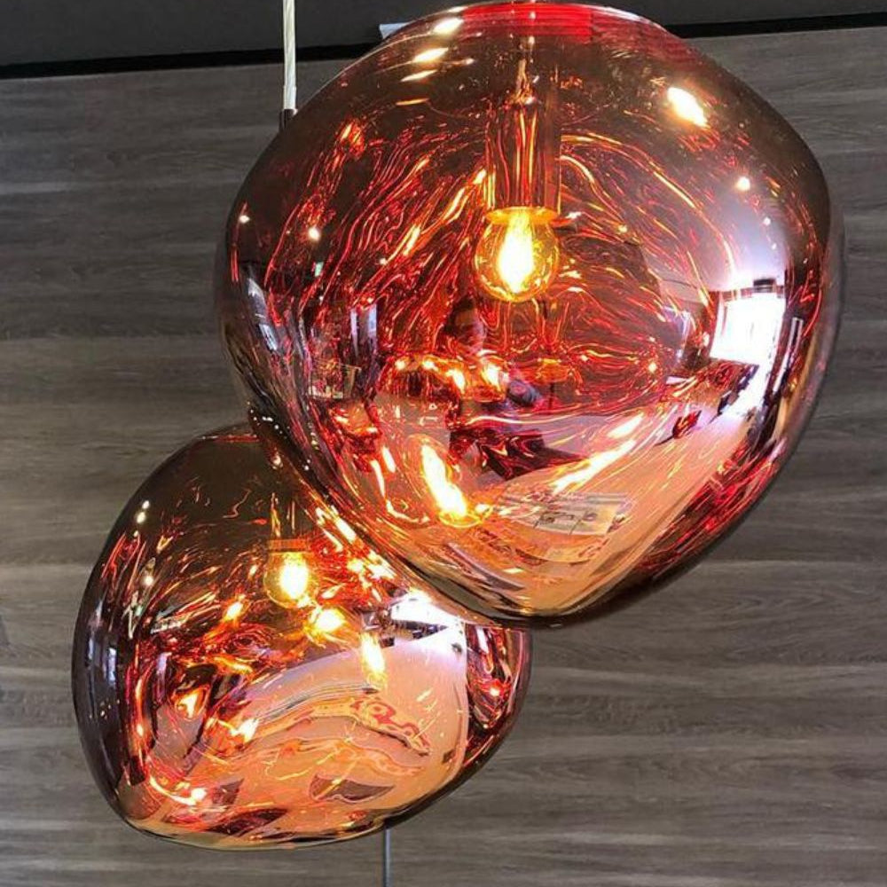 Lustra Pendant Lamp Modern Lava Glass - Letslighting