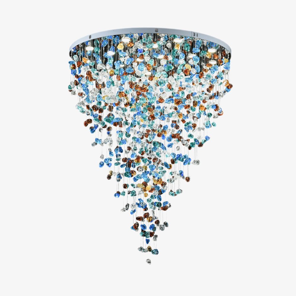 Veshaa Postmodern Luxury Stone Crystal Chandelier - Letslighting