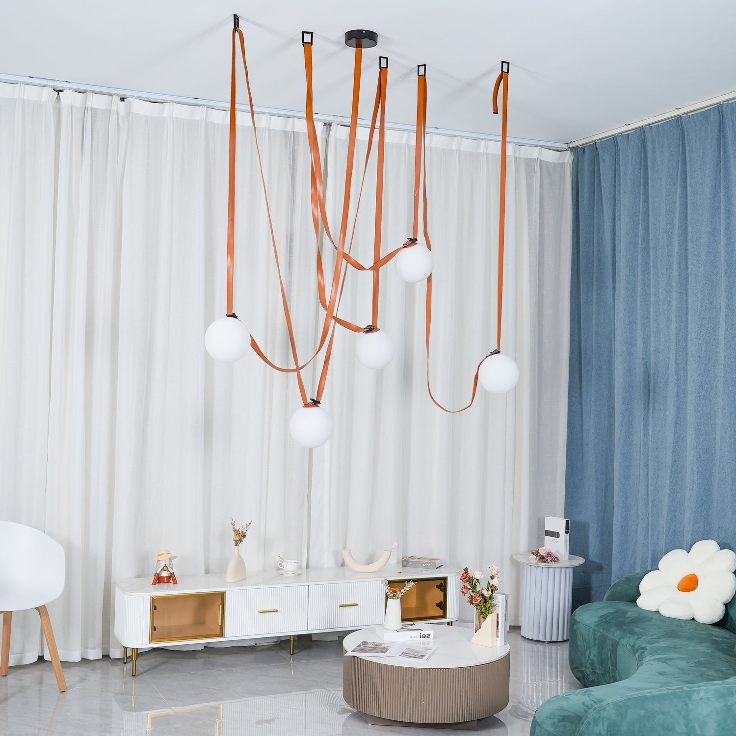 Valentina Multiple Belt Pendant Light - Letslighting