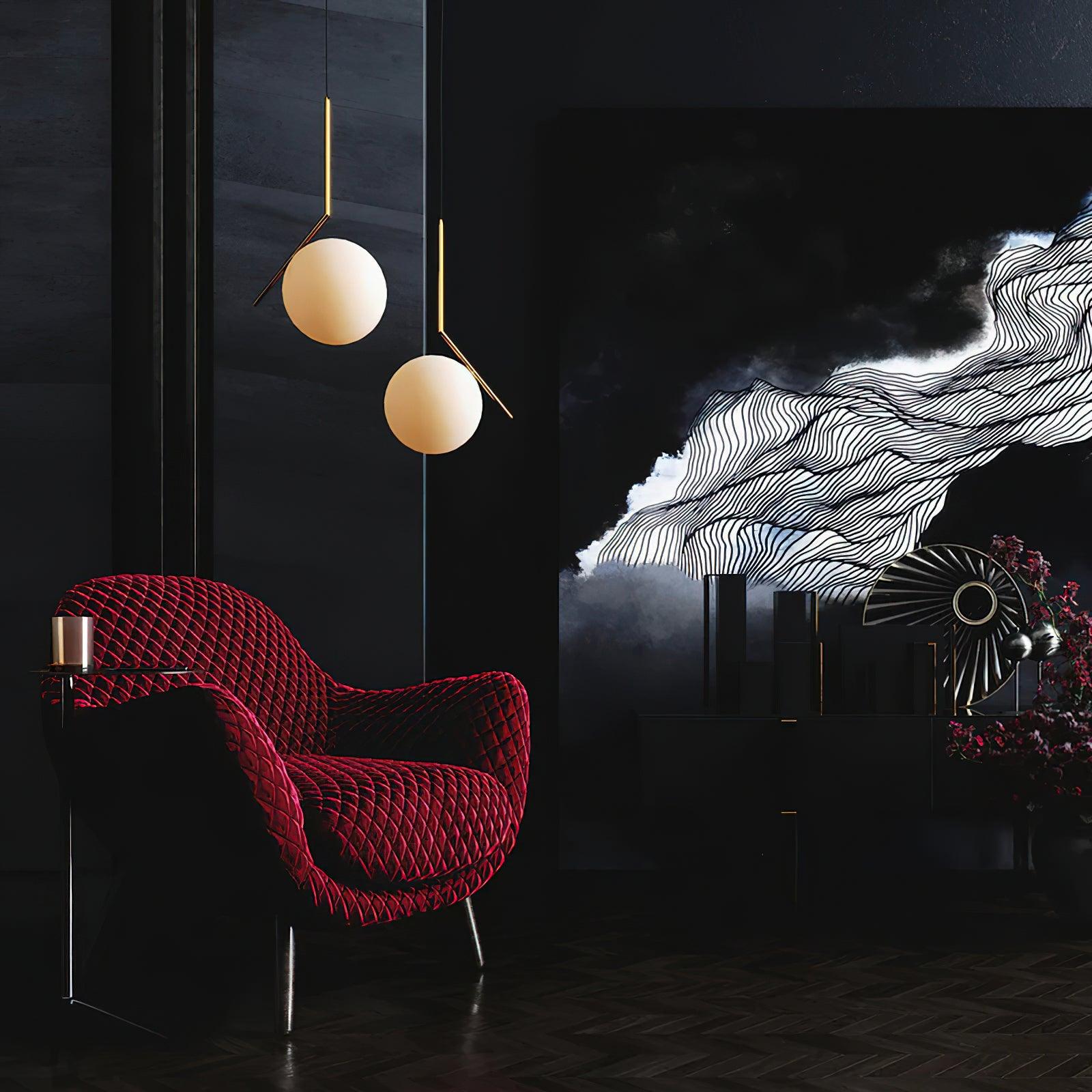 Linea Pendant Light Glass - Letslighting