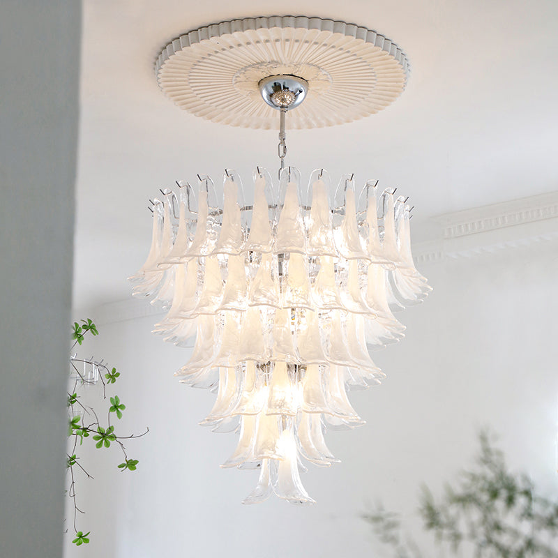 Kristy Layered Glass Chandeliers - Letslighting