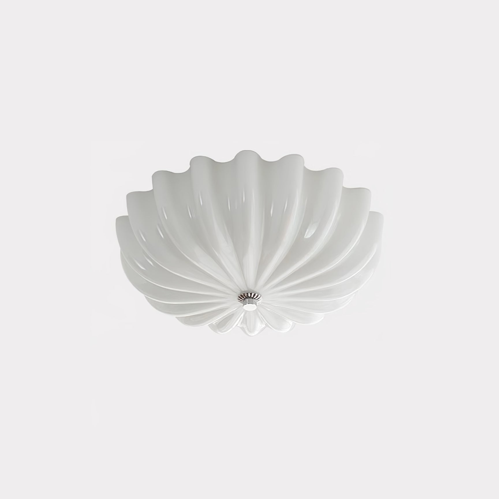 Aurora Ceiling Lamp Murano Blown Glass Shell Inspired - Letslighting
