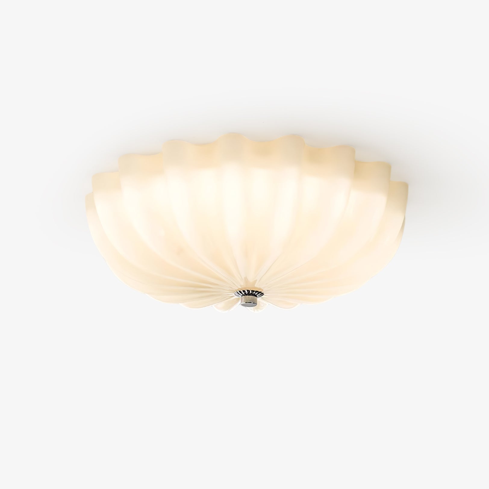 Aurora Ceiling Lamp Murano Blown Glass Shell Inspired - Letslighting