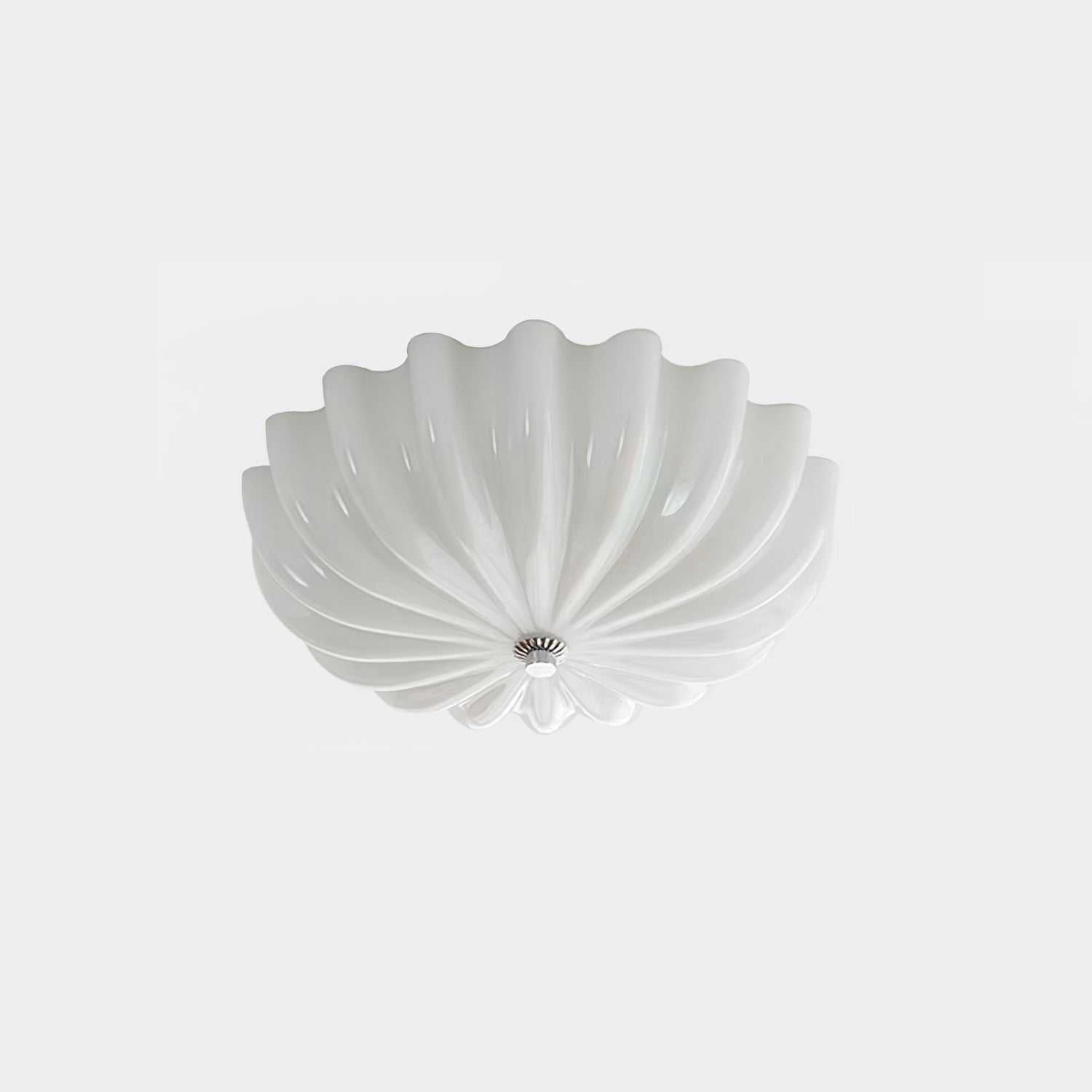 Aurora Ceiling Lamp Murano Blown Glass Shell Inspired - Letslighting