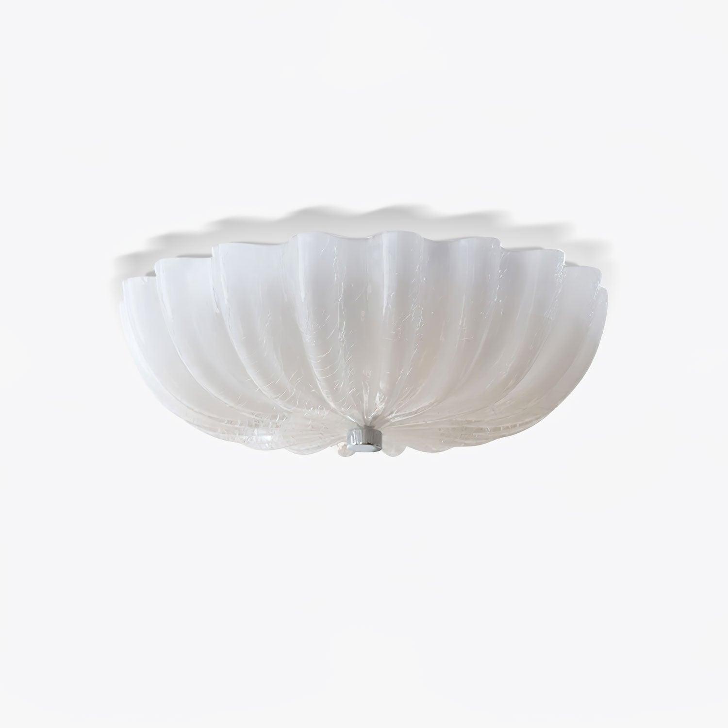 Aurora Ceiling Lamp Murano Blown Glass Shell Inspired - Letslighting