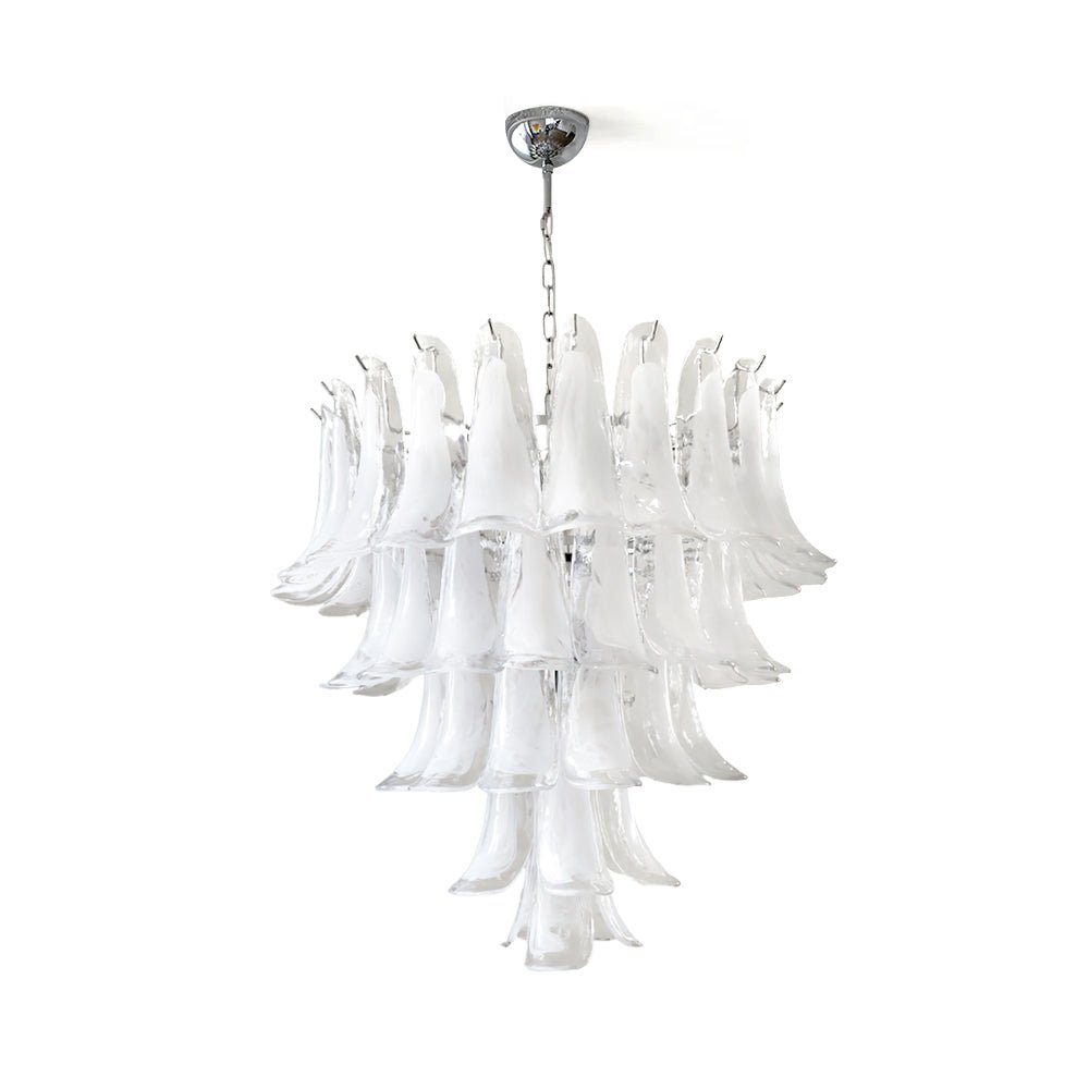 Aurora Chandelier Murano Glass Petals Vintage - Letslighting