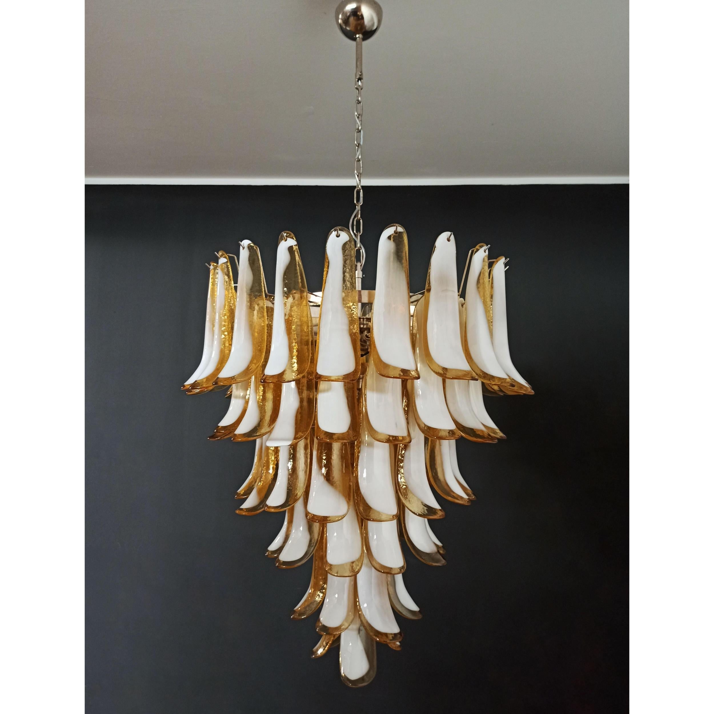 Alsorisra Postmodern Luxury Petal Glass Chandelier - Letslighting