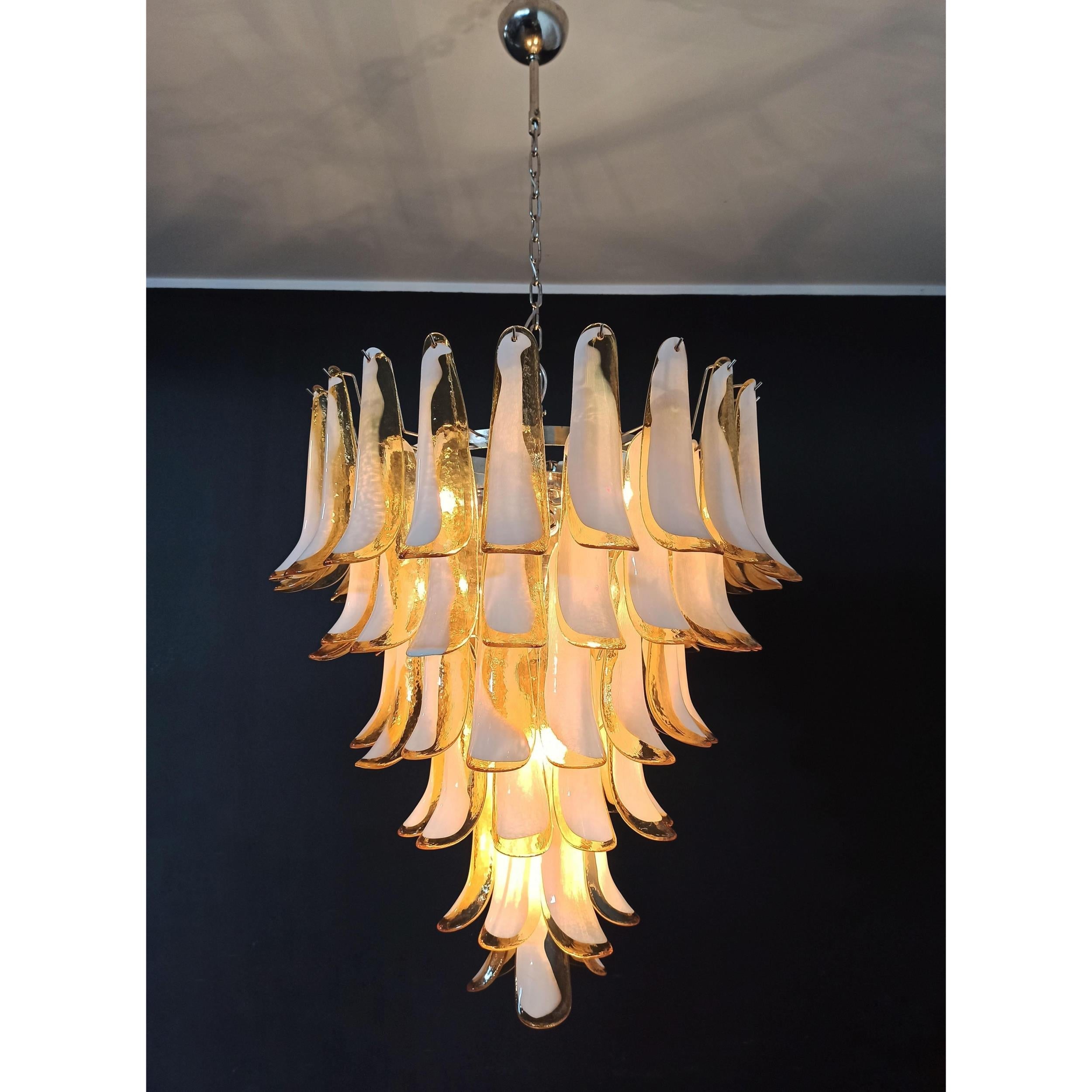 Alsorisra Postmodern Luxury Petal Glass Chandelier - Letslighting