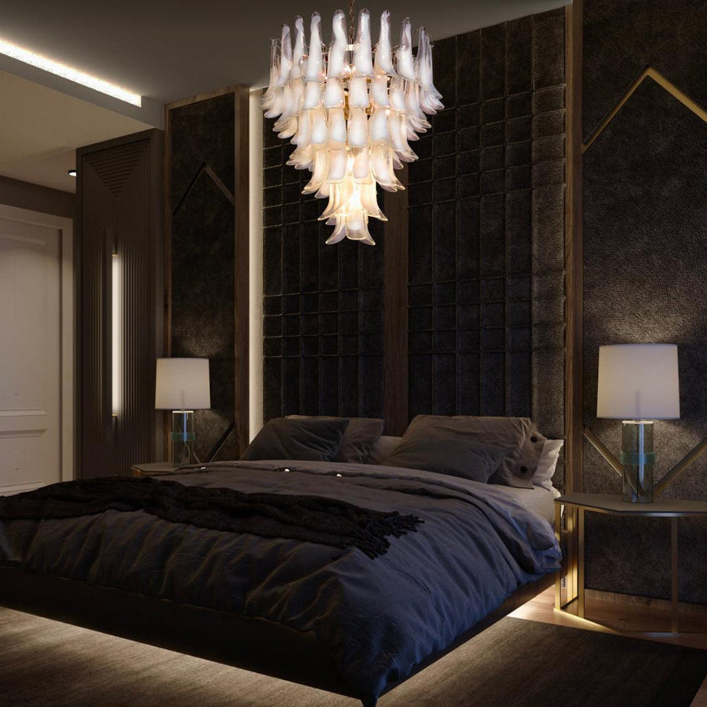 Alsorisra Postmodern Luxury Petal Glass Chandelier - Letslighting