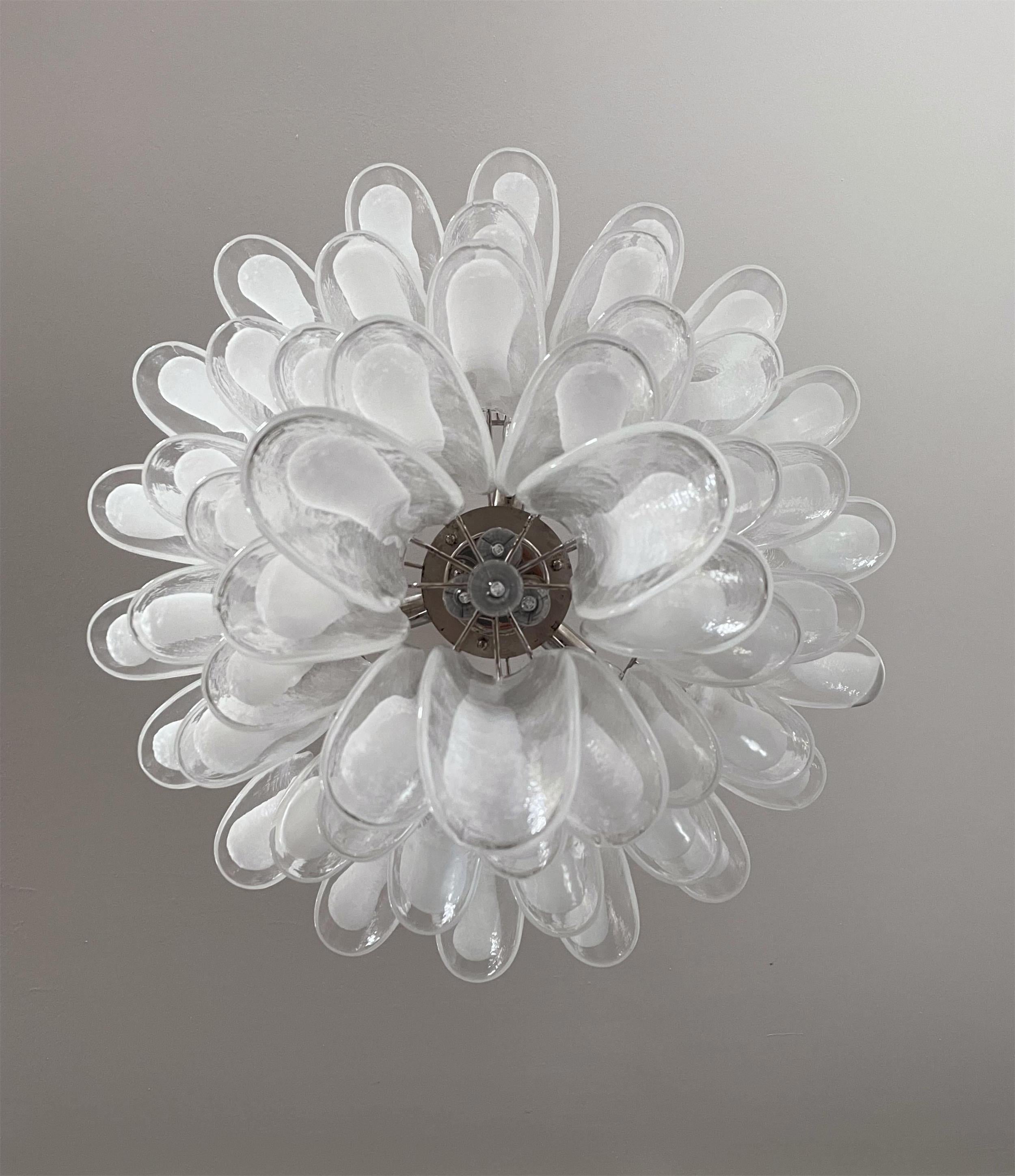 Alsorisra Postmodern Luxury Petal Glass Chandelier - Letslighting