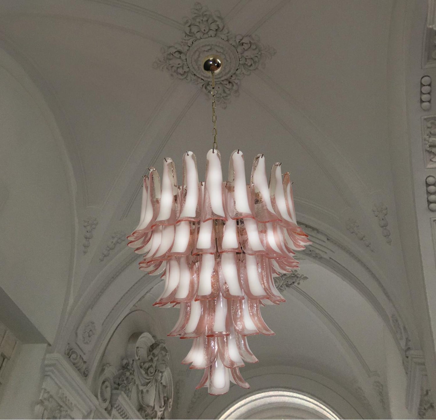 Alsorisra Postmodern Luxury Petal Glass Chandelier - Letslighting