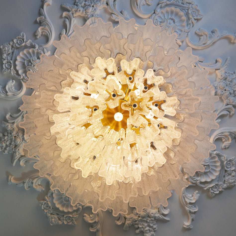 Aurora Ceiling Lamp Murano Pink Glass Vintage - Letslighting