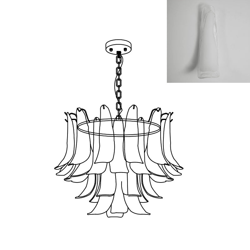 Moirai Murano Chandelier - Letslighting