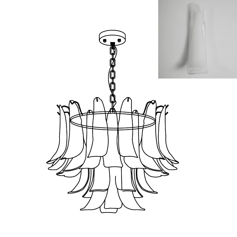 Moirai Murano Chandelier - Letslighting