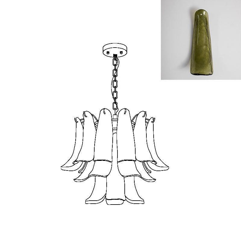 Moirai Murano Chandelier - Letslighting