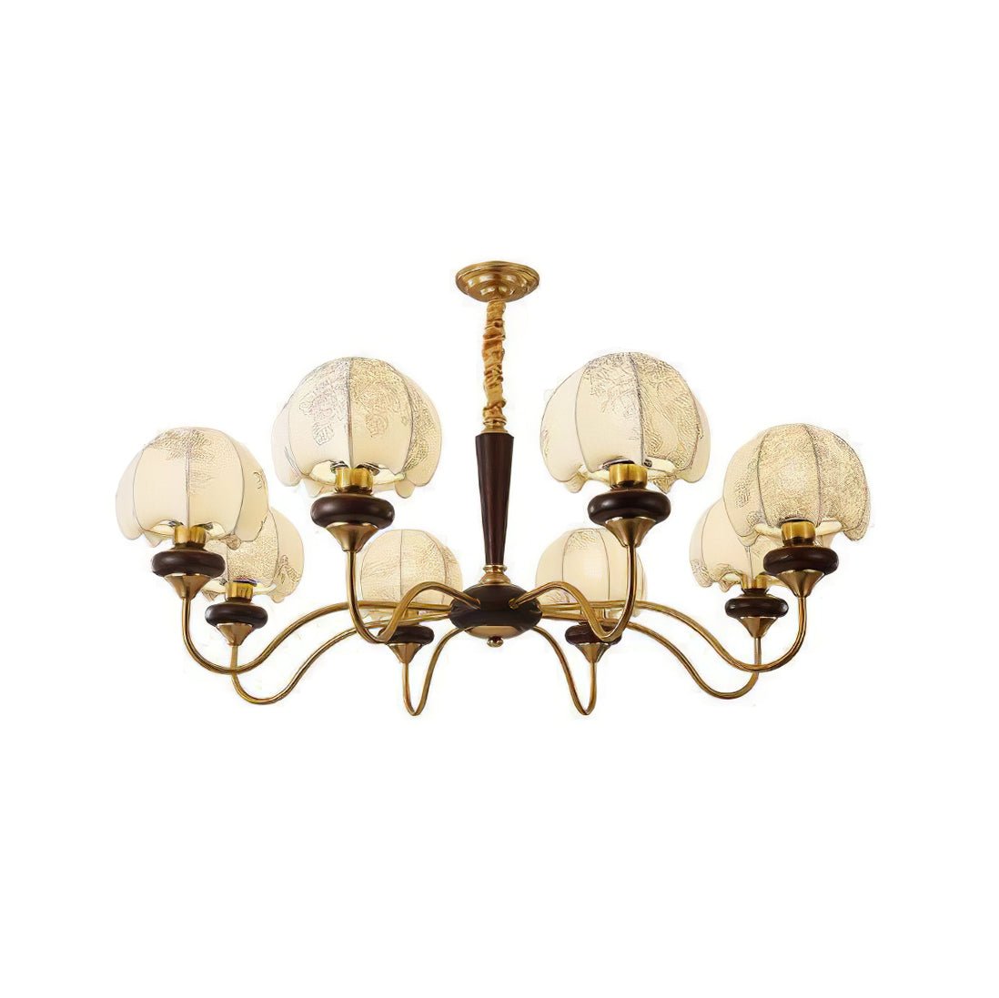 Orchid Vintage Fabric Chandelier - Letslighting