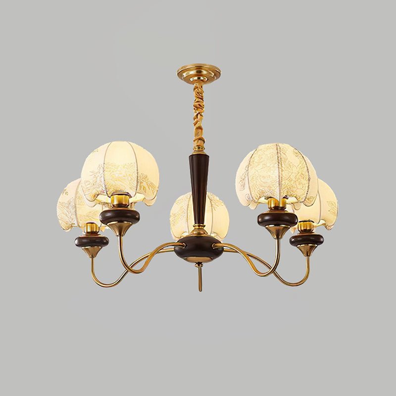 Orchid Vintage Fabric Chandelier - Letslighting