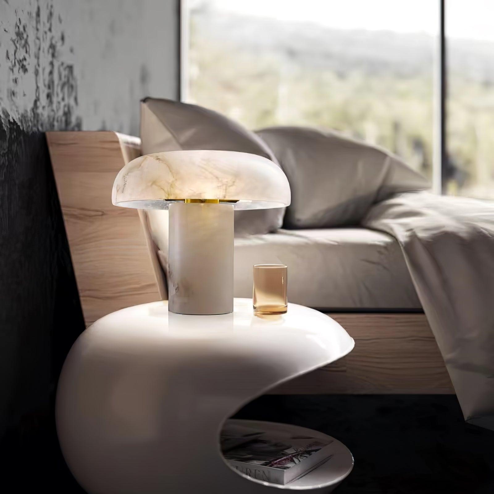 Ivvinos Tentacle Alabaster Table Lamp - Letslighting