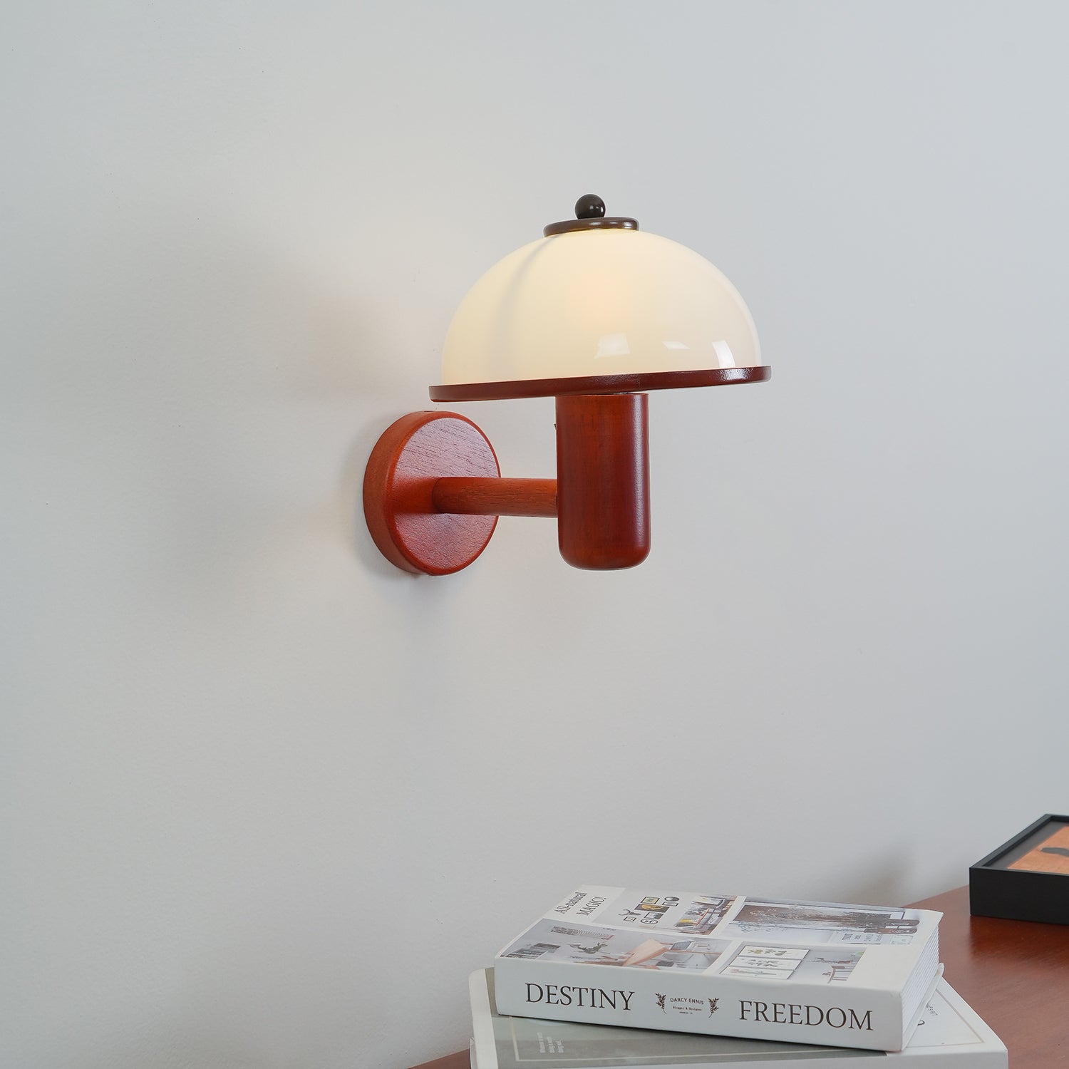 Lustra Wall Lamp Mushroom Wood Oak - Letslighting