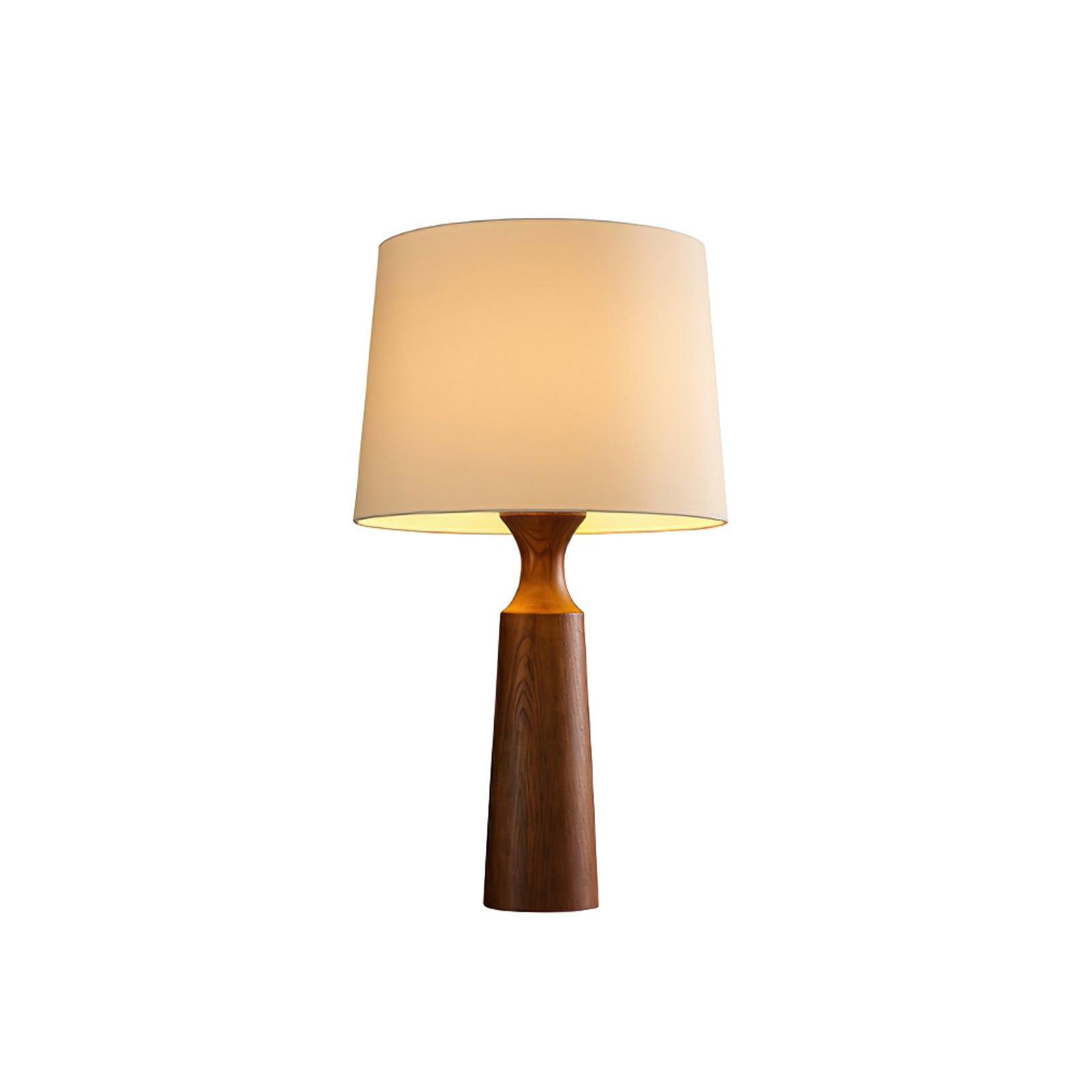 Harry Contemporary Wood Table Lamp - Letslighting
