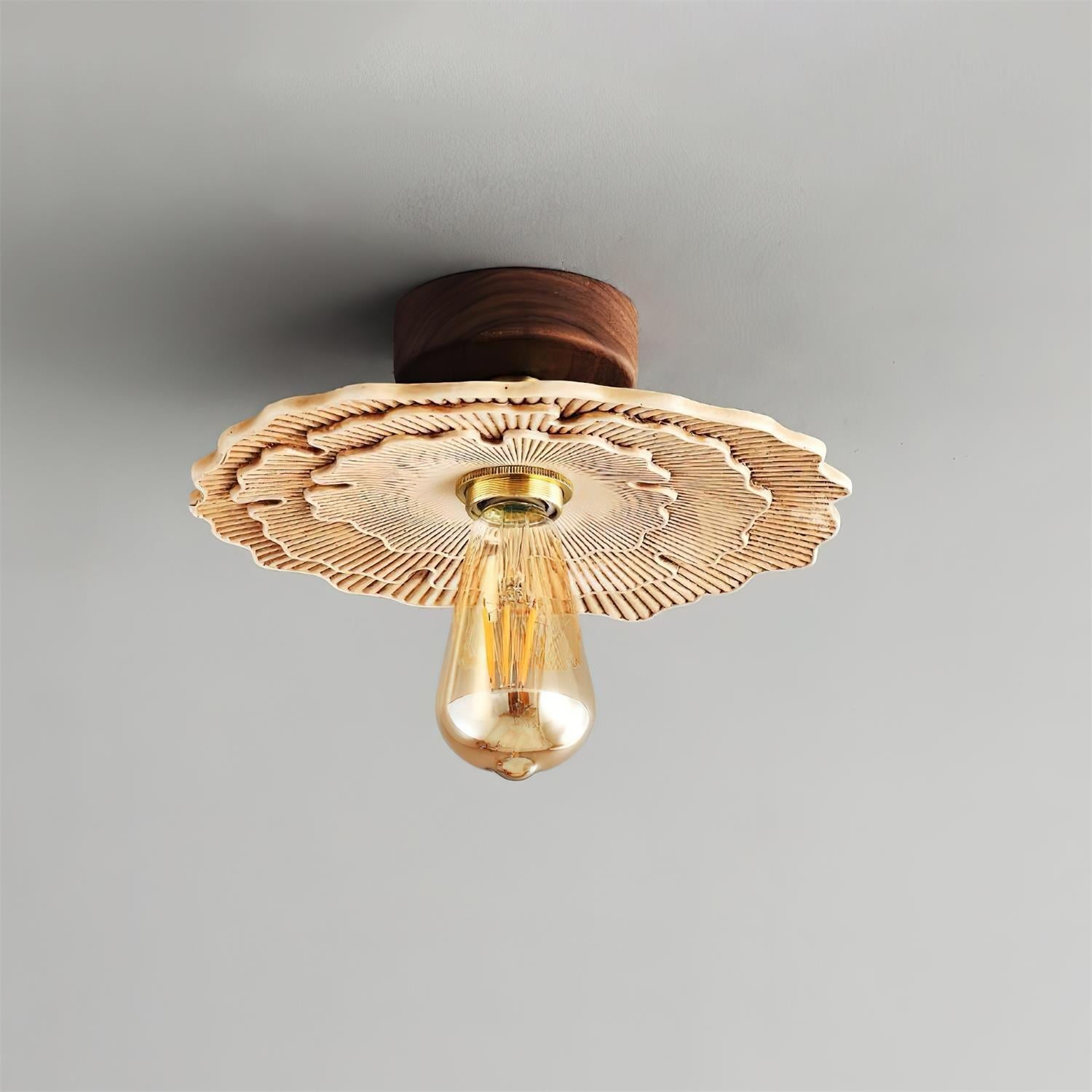 Myco Sculptural Mushroom Ceiling Light - Letslighting