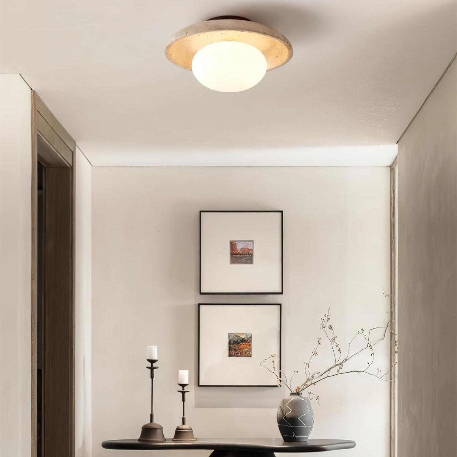 Mylie Travertine Ceiling Light - Letslighting