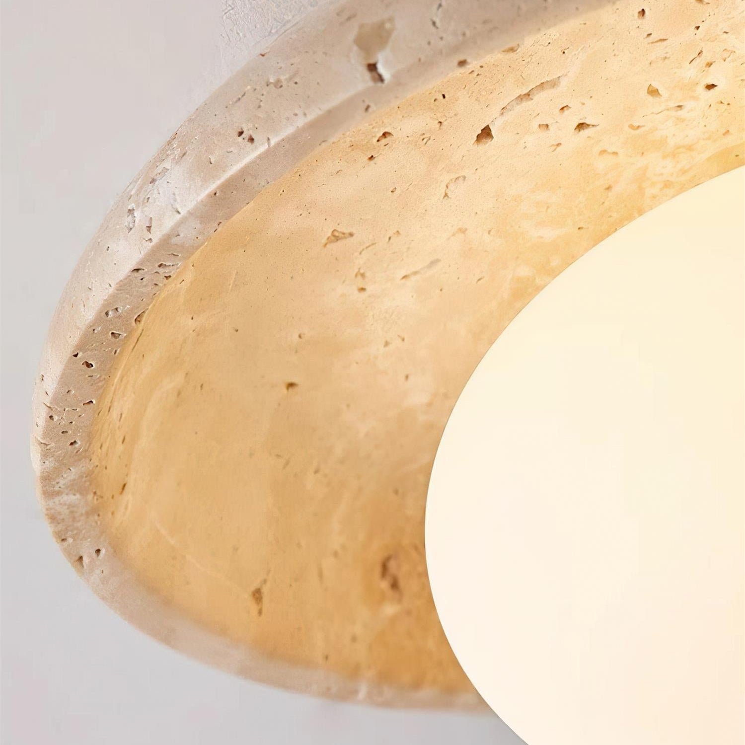 Mylie Travertine Ceiling Light - Letslighting