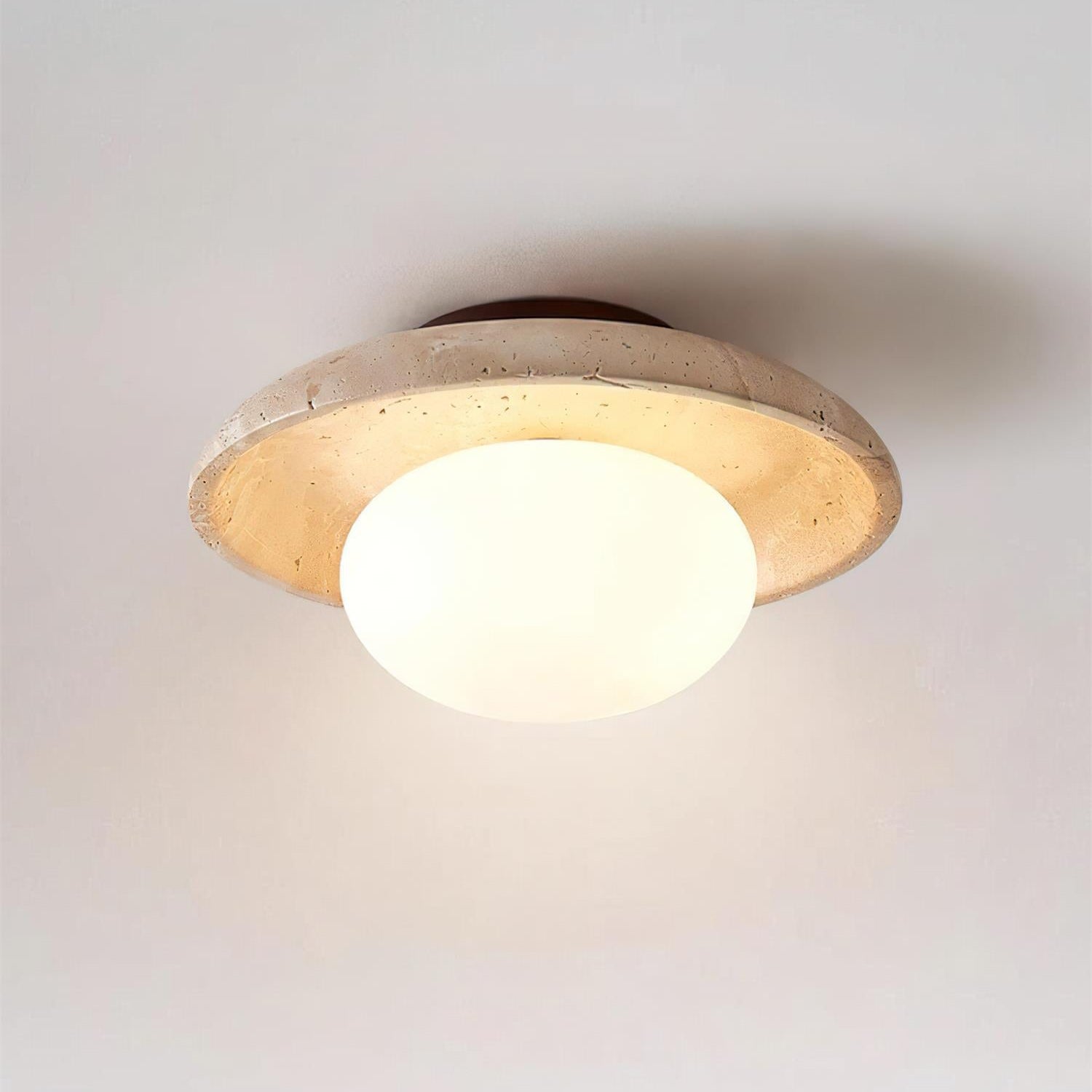 Mylie Travertine Ceiling Light - Letslighting