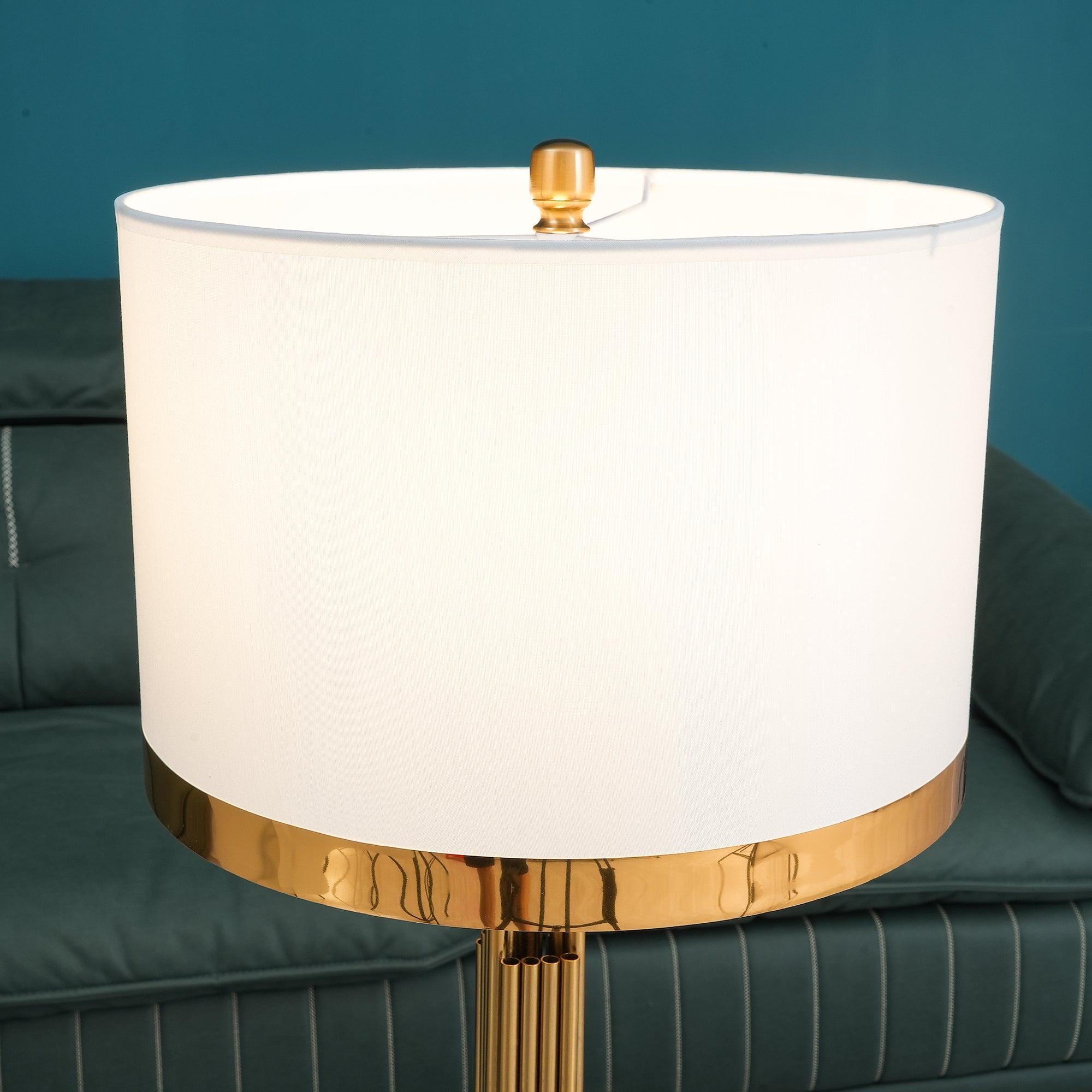 Opus Marble Art Deco Table Lamp - Letslighting