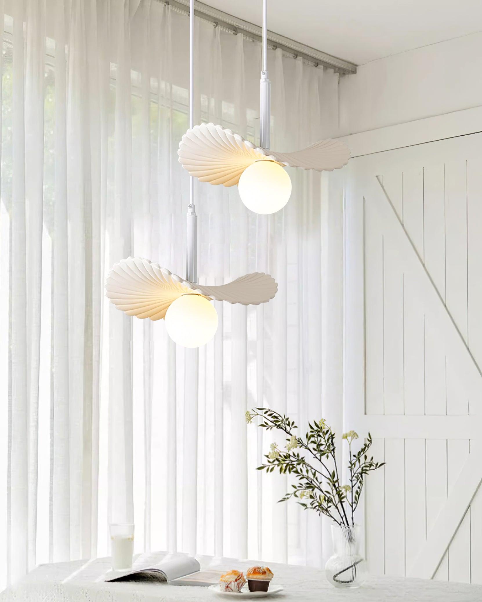 Myrna Pendant Lamp Fan Shaped Organic Minimalist - Letslighting