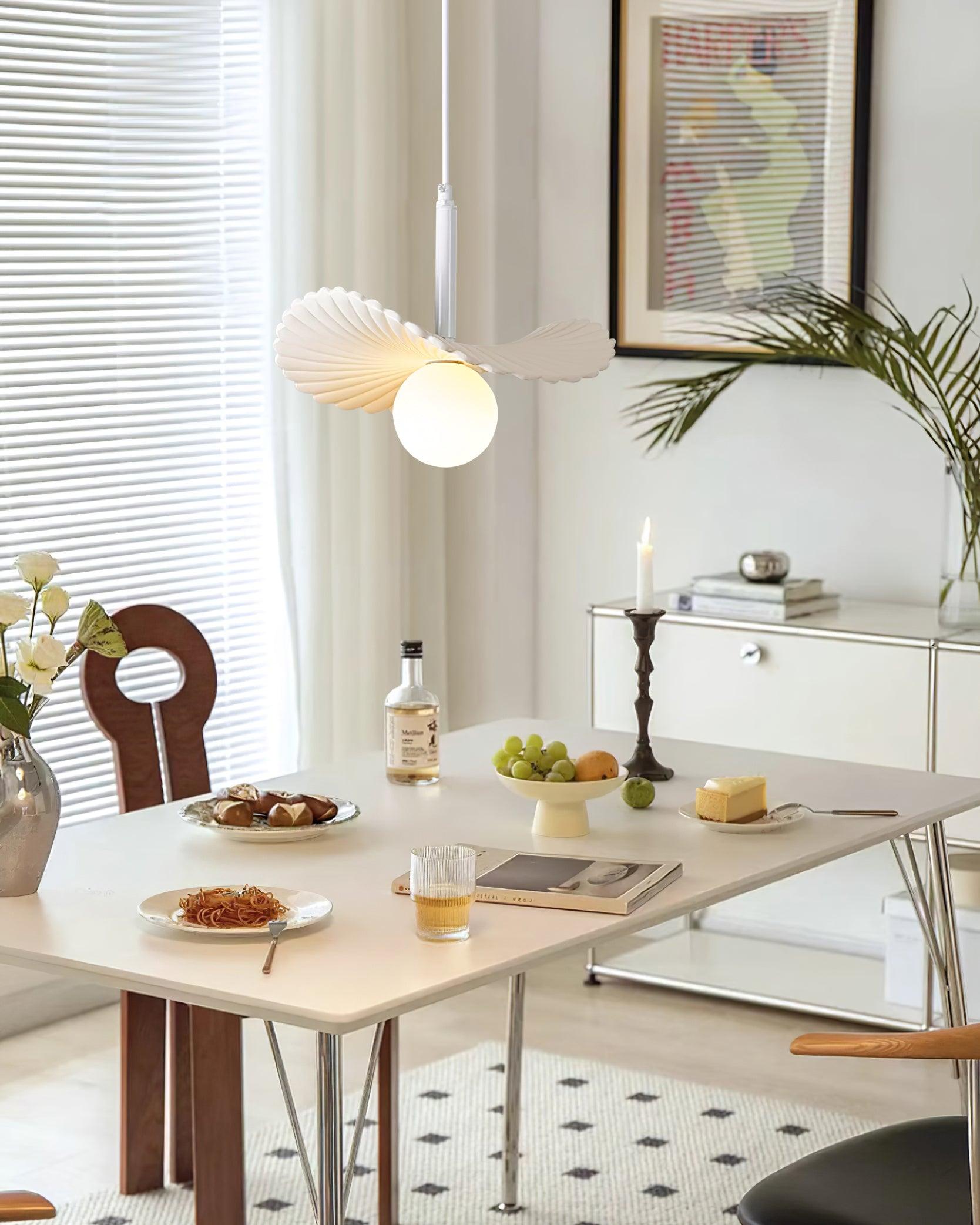 Myrna Pendant Lamp Fan Shaped Organic Minimalist - Letslighting