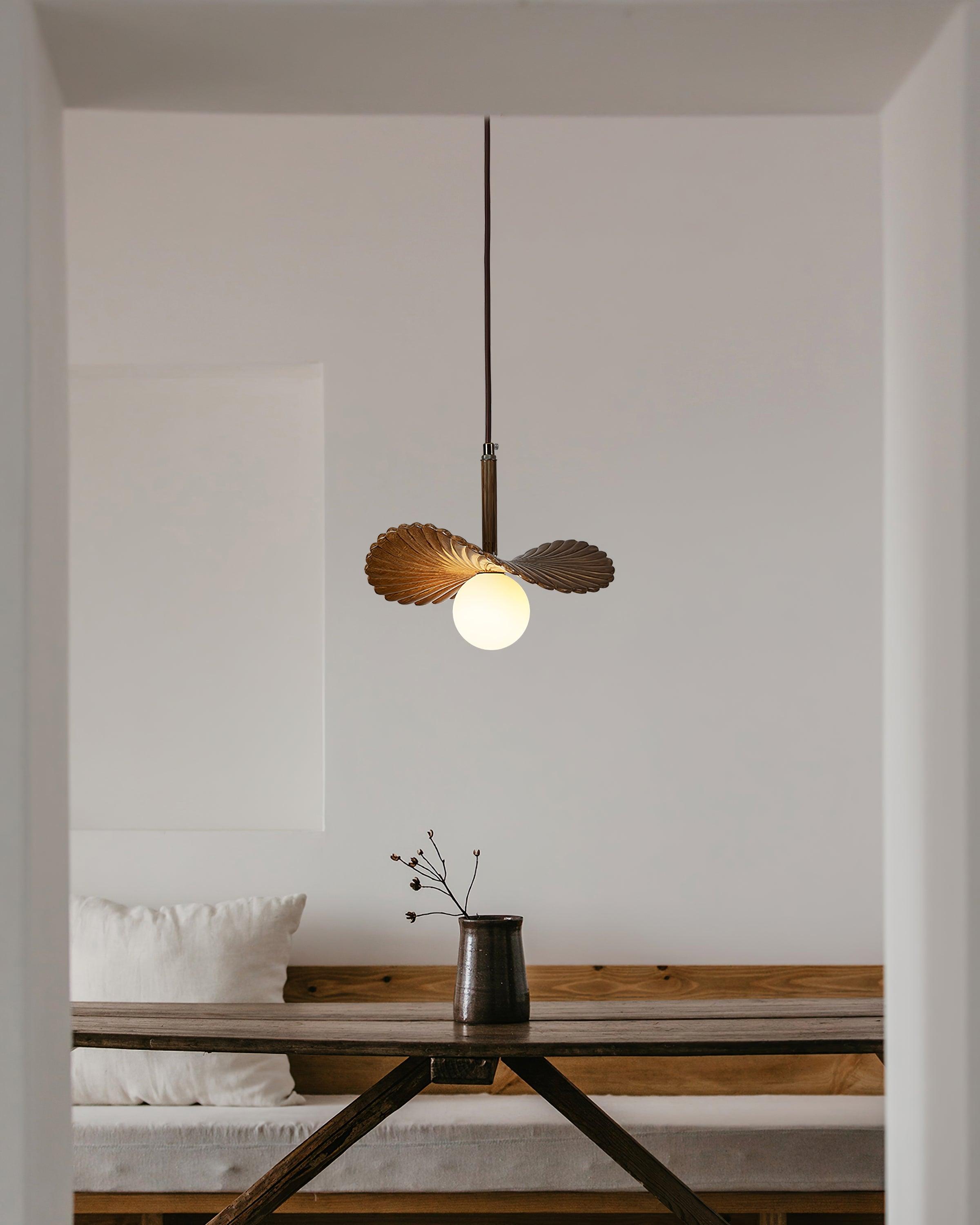 Myrna Pendant Lamp Fan Shaped Organic Minimalist - Letslighting