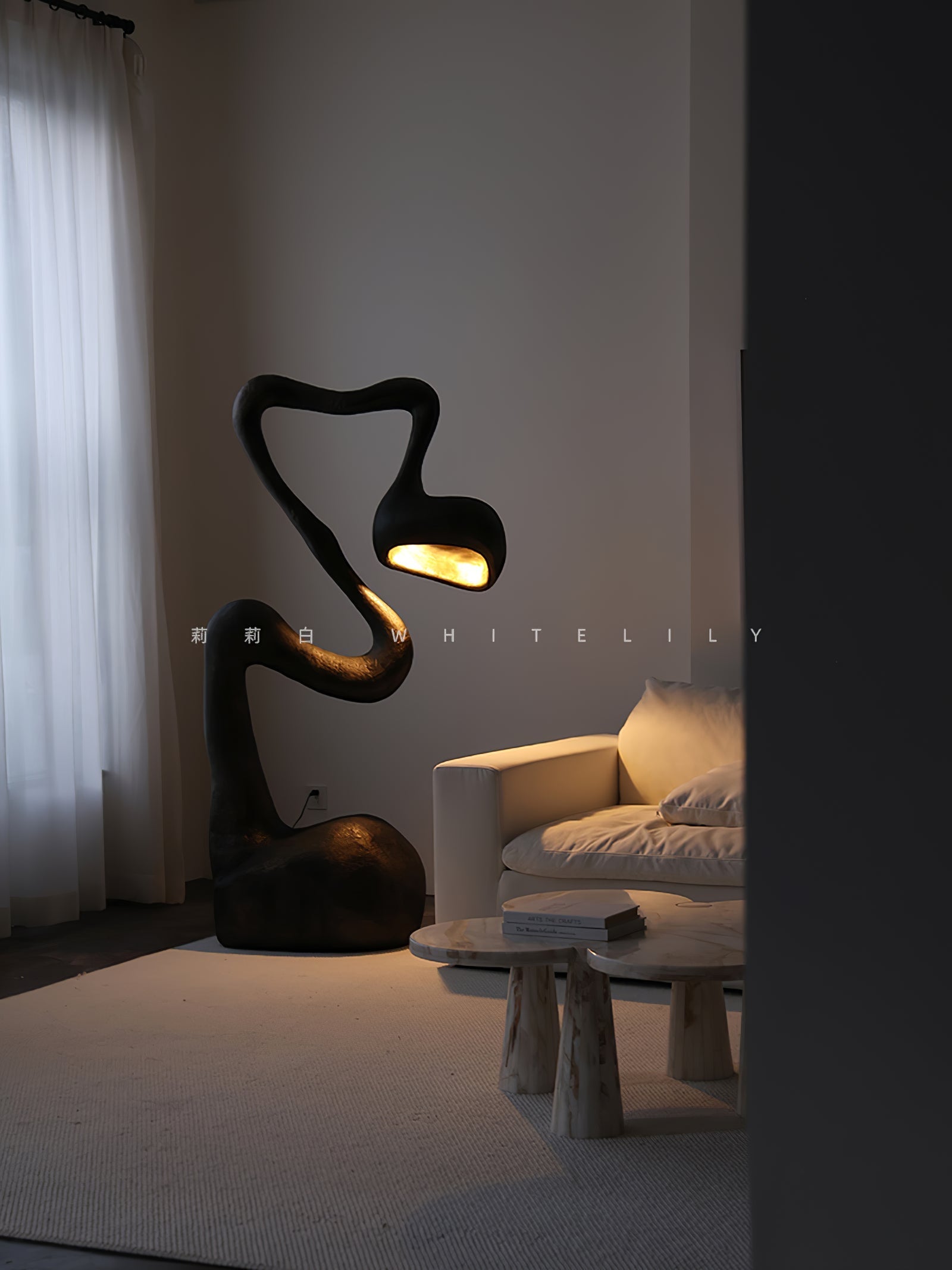 Olcarus Organic Ceramic Floor Lamp - Letslighting