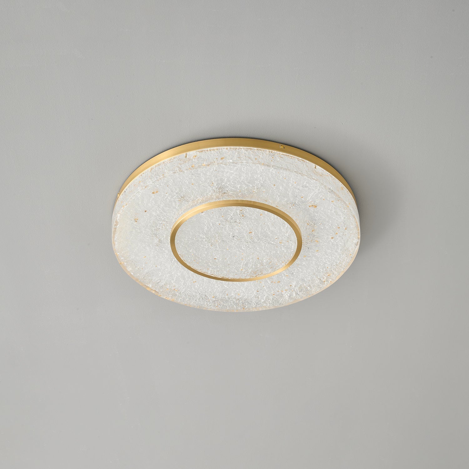 Lustra Ceiling Lamp Mysterious Circle Brass Resin - Letslighting