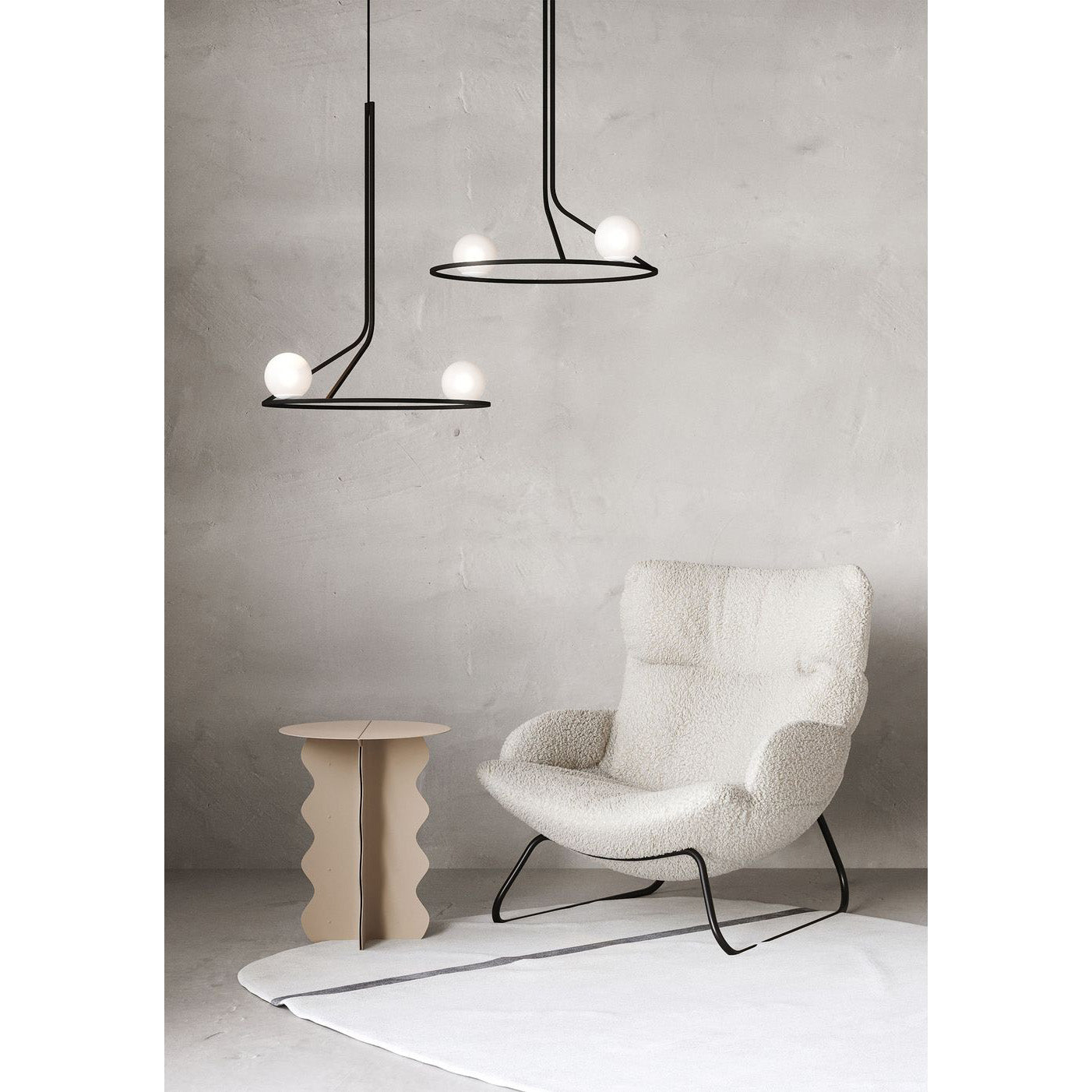 Ilthael Modern Minimalist Brass Glass Chandelier - Letslighting