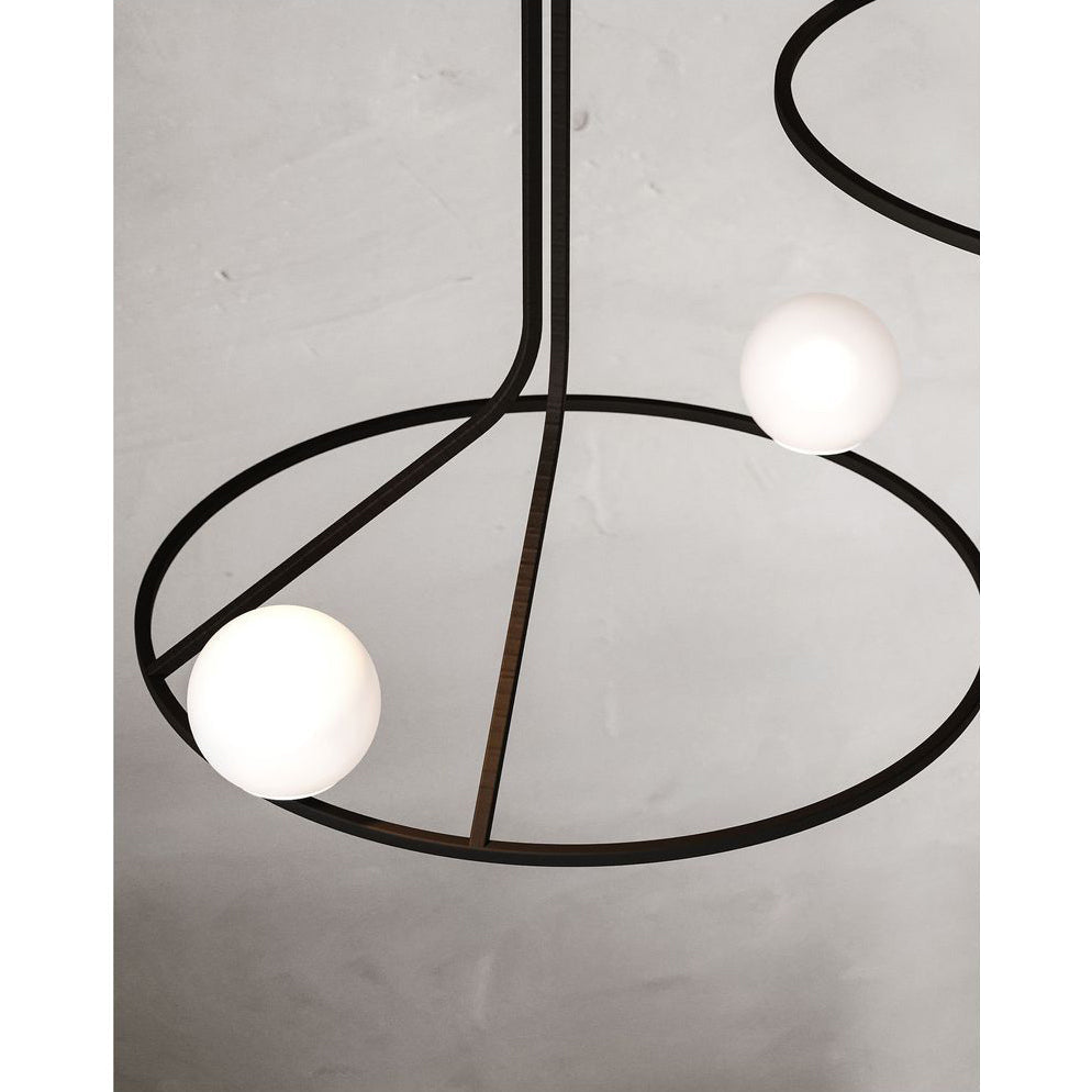 Ilthael Modern Minimalist Brass Glass Chandelier - Letslighting