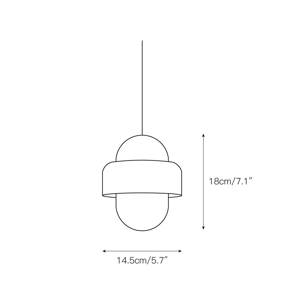 Elliren Modern Minimalist Marble Glass Pendant Lamp - Letslighting